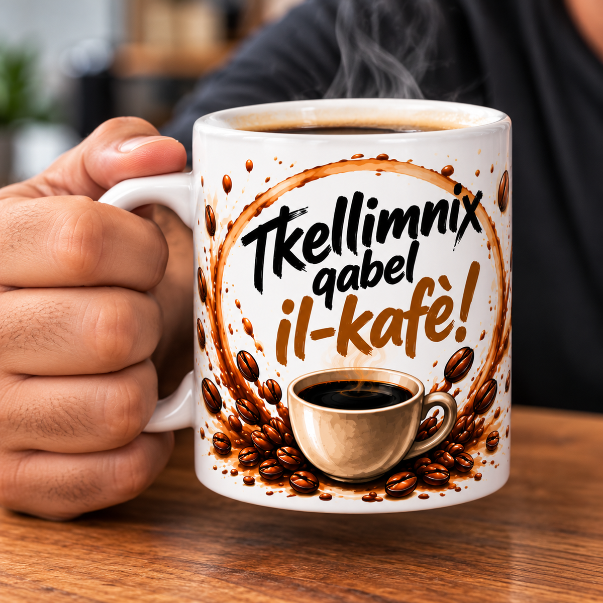 TKELLIMNIX QABEL IL-KAFÈ! ☕