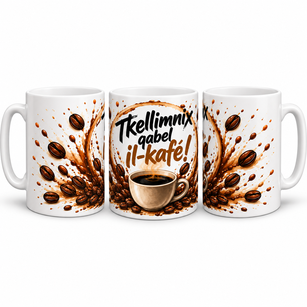 TKELLIMNIX QABEL IL-KAFÈ! ☕